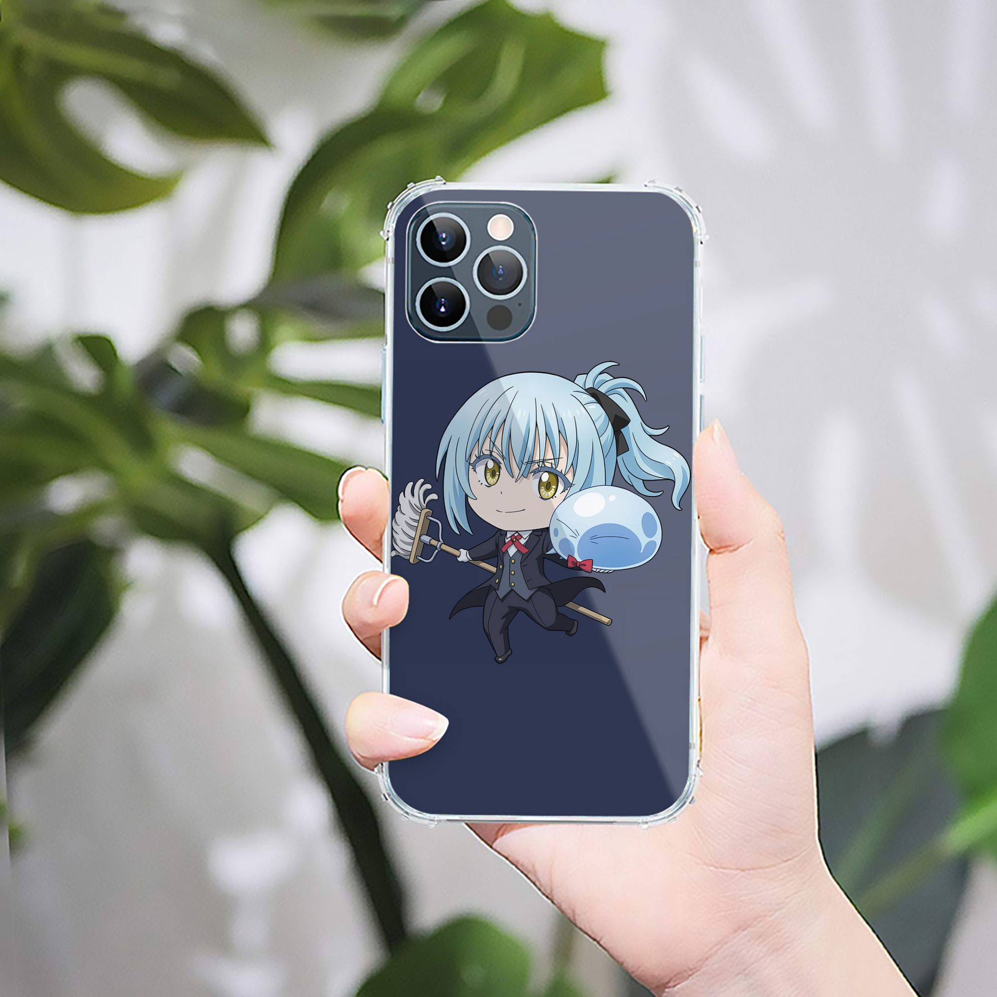 （画像用） 転スラ Regarding Reincarnated to Slime 【iPhone 12シリーズ対応】透明スマホケース（クリアソフトケース）